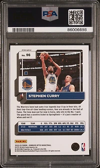 2022 Panini Donruss Optic 96 Stephen Curry Photon PSA 10