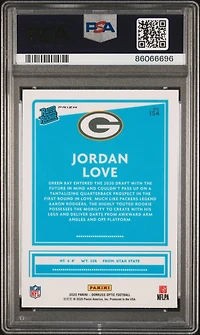 2020 Panini Donruss Optic 154 Jordan Love Holo PSA