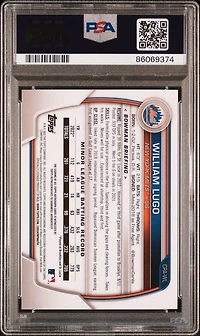 2023 Bowman Chrome Prospect Autographs Cpawl William Lugo PSA 10