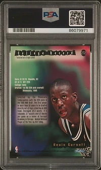 1995 Hoops 272 Kevin Garnett PSA 9