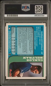 1997 Bowman 377 Carlos Beltran PSA 9