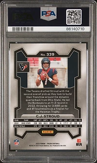 2023 Panini Prizm 339 Cj Stroud PSA 10