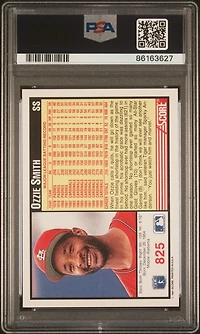1991 Score 825 Ozzie Smith PSA 10