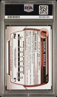 2023 Bowman Chrome Prospect Autographs Cpasb Samuel Basallo PSA 9