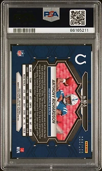 2023 Panini Mosaic Nfl Debut Nd5 Anthony Richardson Orange PSA 9
