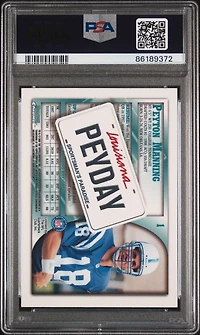 1998 Bowman Chrome 1 Peyton Manning Interstate PSA 8