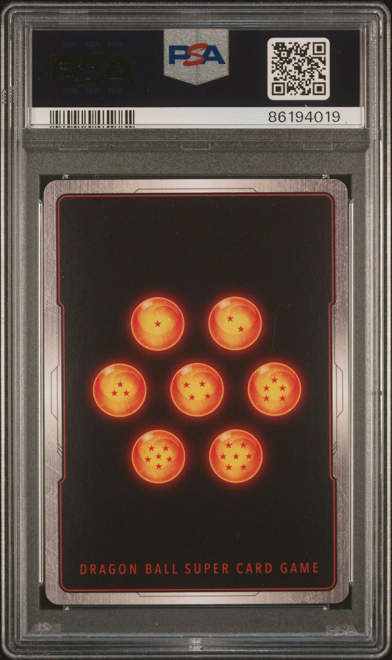 2018 Dragon Ball Super Card Game Series 4 Colossal Warfare Bt4-123 Distant Descendant, Son Goku Jr. Secret Rare PSA 10