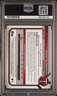 2022 Bowman Chrome Prospect Autographs Cpadde Danny De Andrade PSA 10