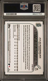 2022 Topps Mlb 3d 44 Julio Rodriguez PSA 10