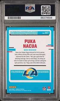 2023 Panini Donruss 357 Puka Nacua PSA 10