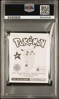 1999 Merlin Pokemon S30 Pikachu-prism PSA 9