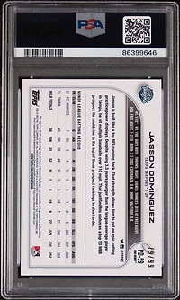 2022 Topps Pro Debut Pd59 Jasson Dominguez Autograph- PSA