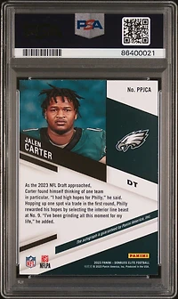 2023 Panini Donruss Elite Pen Pals Ppjca Jalen Carter PSA 9