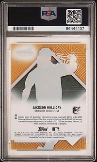 2023 Bowman Sterling Sterling Tek St8 Jackson Holliday Gold Refractor PSA 10