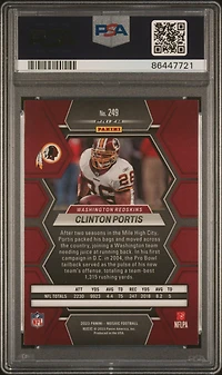 2023 Panini Mosaic 249 Clinton Portis Genesis PSA 10