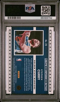 2021 Panini Nba Hoops Lights Camera Action 20 Stephen Curry Green Ice PSA 10