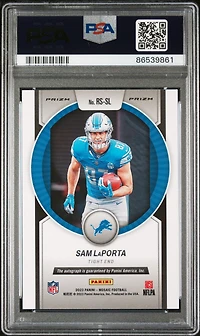 2023 Panini Mosaic Rookie Scripts Rssl Sam Laporta PSA 10