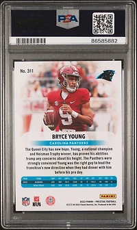 2023 Panini Prestige 311 Bryce Young PSA 10
