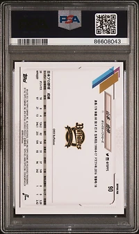 Topps Chrome Nippon Professional Baseball Yoshinobu Yamamoto PSA
