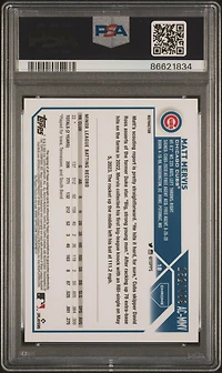 2023 Topps Chrome Update Autograph Acmmv Matt Mervis Refractor PSA 9