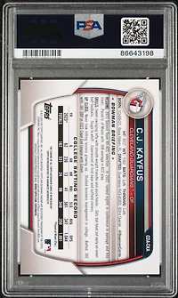 2023 Bowman Draft Chrome Prospect Autograph Cdacka Cj Kayfus PSA 9