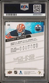 2020 Upper Deck 496 Stuart Skinner PSA 10