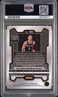 2023 Panini Prizm 136 Victor Wembanyama PSA