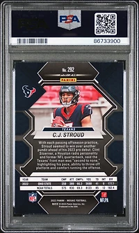 2023 Panini Mosaic 292 Cj Stroud Reactive Blue PSA