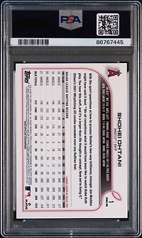 2022 Topps 1 Shohei Ohtani Ssp PSA 9