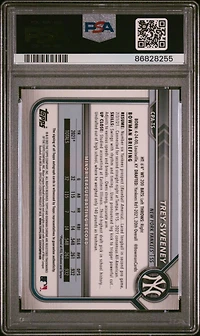 2022 Bowman Chrome Prospect Autographs Cpats Trey Sweeney PSA 10