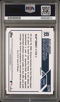 2023 Topps Update Us298 Riley Greene Rainbow Foil PSA 10
