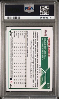 2023 Topps Holiday H105 Michael Harris Ii Metallic PSA 10