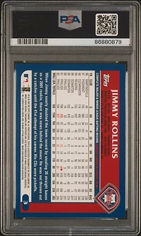 2003 Topps 3 Jimmy Rollins PSA 9