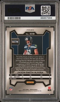 2023 Panini Prizm 309 Jaxon Smith-njigba Variation PSA