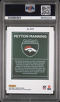2023 Panini Donruss Downtown! D9 Peyton Manning PSA