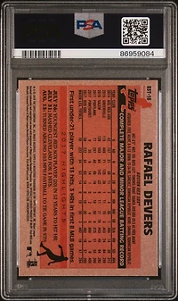 2018 Topps Chrome 1983 Topps 83t-18 Rafael Devers PSA 10