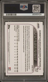 2022 Topps Pro Debut Pd51 Christian Encarnacion-strand PSA 10