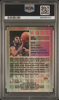 2001 Topps Chrome Fast & Furious Ff06 Kobe Bryant PSA 10