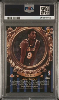 1998 Topps Roundball Royalty R18 Kobe Bryant W/coating PSA 8