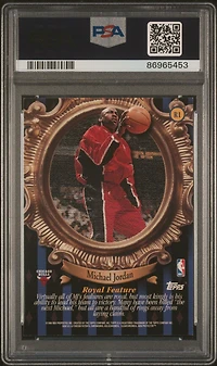 1998 Topps Roundball Royalty R1 Michael Jordan W/coating PSA 9