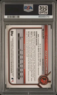 2022 Bowman Chrome Prospects Bcp29 Adley Rutschman PSA 9