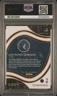 2020 Panini Select 300 Anthony Edwards PSA 9