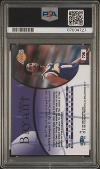 1998 Fleer Brilliants 70b Kobe Bryant Blue PSA 9