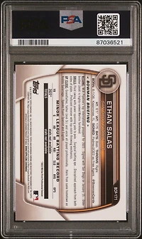 2023 Bowman Mega Box Chrome 171 Ethan Salas PSA 10