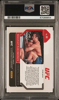 2022 Panini Prizm Ufc 80 Shavkat Rakhmonov Silver Prizm PSA 10