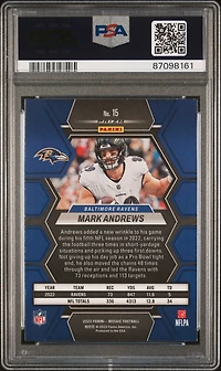 2023 Panini Mosaic 15 Mark Andrews Genesis PSA 9