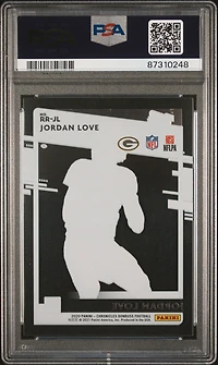 2020 Panini Chronicles Clearly Donruss Rated Rookies Rrjl Jordan Love PSA