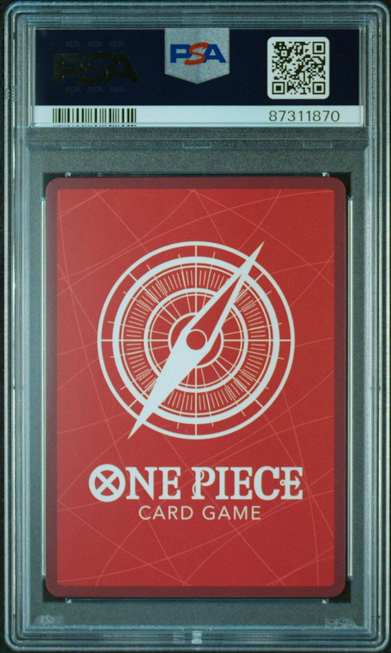 2023 One Piece Japanese Ultimate Deck St13-the Three Brothers 003 Monkey D. Luffy Black & White Alternate Art PSA 10