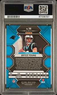 2023 Panini Mosaic 290 Bryce Young Silver PSA 10