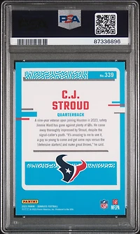 2023 Panini Donruss 339 Cj Stroud Press Proof Red PSA 9